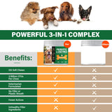 Probiotic for Dogs, Probiotic Chews for Dogs with Digestive Enzymes, Dog Probiotics for Yeast, Itchy Skin and Itchy Ears, Freshen Breath, Support Bowel, Immune, Digestive Health