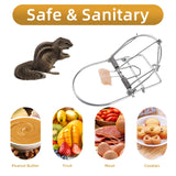 2 Pack Small Animal Traps Mouse Trap,Spring Trapt Rodent Cage,Suit for Rat,Reusable