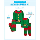 The Children's Place baby girls Family Matching Christmas Holiday Sets, Snug Fit 100% Cotton, Adult, Big Kid, Toddler, Pajama Set, Elf Suit, 6 US