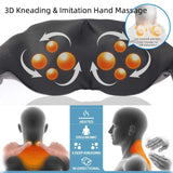 RENPHO Neck Massager for Pain Relief Deep Tissue, Shiatsu Neck and Back Massager with Heat, 5D Kneading Shoulder Massager, for Full Body Use - Waist/Leg/Calf/Foot/Arm, Gift for Men Women Mom Dad