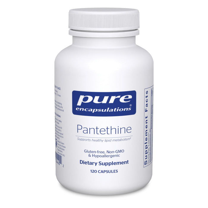 Pure Encapsulations Pantethine | Hypoallergenic Supplement Supports Healthy Lipid Metabolism and Cardiovascular Function | 120 Capsules