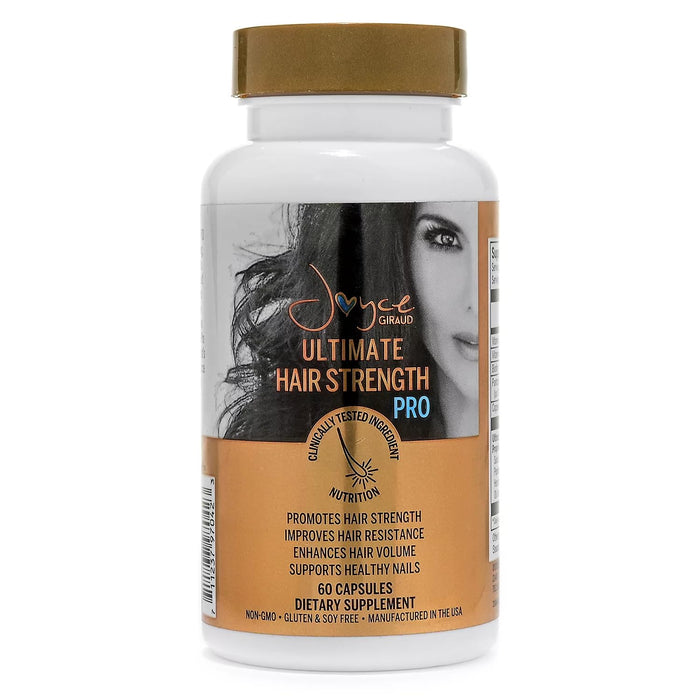 MIRACLE Elixir Collection Joyce Giraud Ultimate Hair Strength Supplements - Clinically Tested with Cynatine, Suitable for Men & Women - 30-Day Supply, 60 Capsules