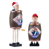 CHOICEDC Trump Funny Cigarette Dispenser, Santa Trump Merchandise Cigarette Case for King Size, Santa Donald Trump Cigarette Holder Case Figurine Statue for Party Home Decor, Trump Gifts for Men Wowen