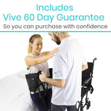 Vive Transfer Sling - Padded Assist Gait Belt - Heavy Duty Patient Lift with Straps - Mobility Standing and Lifting Aid for Disabled, Elderly, Seniors, Injured - Safely Move from Bed and Wheelchair