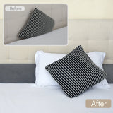 Vekkia Bed Wedge Pillow/Headboard Pillow/Pillow Wedge for Headboard Gap/Bed Gap Filler,Close Gap (0-3.5") Between Your Mattress and Headboard,Bed Without Headboard(Queen)