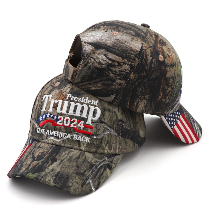 Trump Merchandise Trump Hat 2024 for President MAGA Hat Make America Great Again with USA Flag Cap Donald Trump Gifts Camo