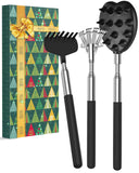 Back Scratcher Stocking Stuffers for Adults Men Extendable Metal Scratchers Christmas Gifts for Men Women Cool Items Tools Ideas Gadgets Husband Wife Dad Kids Elderly White Elephant Gifts for Adults