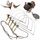 Professional Bird Trap for Chicken, Pheasant，Wild Duck, Partridge Mallard and Other Medium-Sized Birds Tying Birds' feet Won't Hurt Them