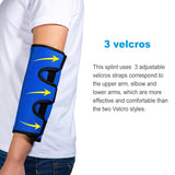 Elbow Brace for Cubital Tunnel Syndrome, Elbow Immobilizer Stabilizer Support Splint for Arthritis Pain Relief Tendonitis at Night Sleeping,Arm brace for Women and Men, Fits Right & Left (Blue, M)
