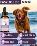 Probiotics for Dog | 60ML Liquid Probiotics for Dogs Support Gut Flora, Digestive Health & Diarrhea| Dog Digestive Enzymes & Prebiotics | Dogs Probiotics Allergies & Itchy Skin Relief | 2 fl oz, Bacon