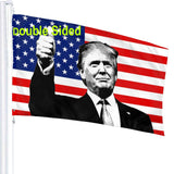 Double Sided Outdoor 3x5ft Flag Donald-Trump Very Good Home Garden Decoration Flag Durable Fade Resistant For All Weather Outdoor