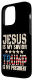 iPhone 15 Pro Max Trump phone case Jesus Is My Savior Trump Is My President Case