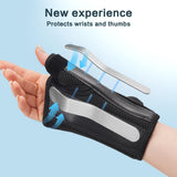 jealaun Wrist Brace for Carpal Tunnel: Thumb Brace Left Hand with Adjustable Knob - Hand Brace Thumb Spica Splint Left Hand for De Quervains Tenosynovitis,Arthritis,Pain Relief,CMC,for Men and Women