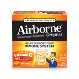 Airborne, Immune Support Supplement Effervescent Tablets, Zesty Orange, 30 Count