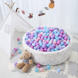 STARBOLO Ball Pit Balls - 100pcs - Crush Proof Plastic Children's Toy Balls Macaron Ocean Balls for Birthday Christmas Parties Games Pool.