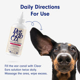 Petlab Co. - Clear Ears Therapy Ear Cleaner for Dogs - Supporting Yeast, Itchy Ears & Healthy Ear Canals - Alcohol-Free Dog Ear Wash - Optimized Dog Ear Cleaner Solution - Packaging May Vary