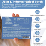 NUTRI-PATCH Joint & Inflamm Topical Patch,Infused with MSM,Turmeric,Glucosamine,White Willowbark,and Other Wellness Ingredients.Designed to give You a Boost (30/Pack)