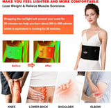 USUIE Red Light Therapy Belt, Infrared Light Therapy Wrap Red Light Therapy Device for Body with Timer for Back Shoulder Waist Muscle Pain Relief with 10000 mAh Power Bank for Women Gift