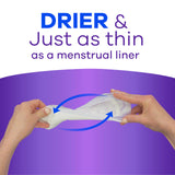 Always Discreet Adult Incontinence & Postpartum Liners for Women, Size 2, Very Light Absorbency, Regular Length, 120 Count (Packaging may vary)