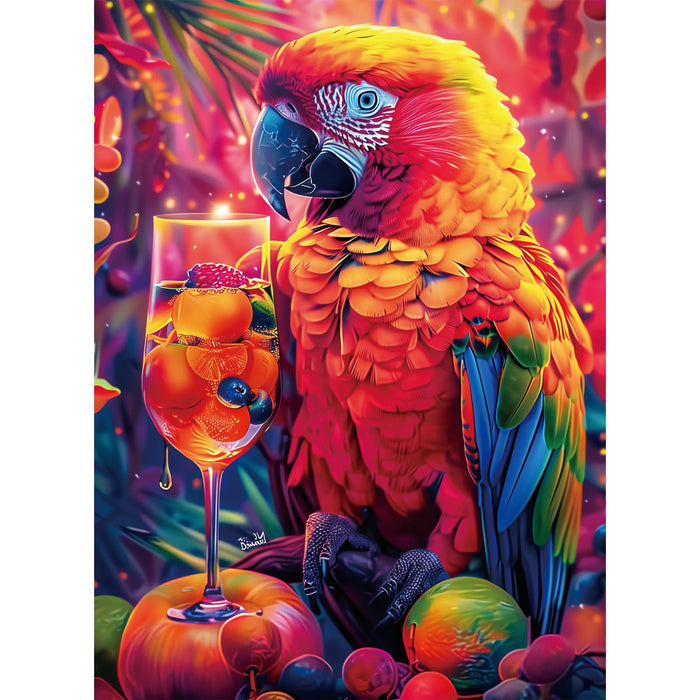 500 Pieces Puzzles for Adult Jigsaw Puzzle 500 Piece Puzzle Children Elderly Puzzle Parrot Puzzle Gift for Mom Dad Family Friend Family Activity Games Home Decor Wall Art 20.5x15IN