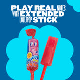 Chupa Chups Melody Pop, Assorted Flavors, Whistle Lollipops, Individually Wrapped Candy, 30 Count Showbox Case