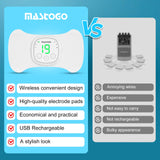 MASTOGO Wireless Tens Unit Muscle Stimulator, 6 Modes 19 Intensity Pain Relief Massager - On-Screen Display EMS Muscle Stimulator Machine, for Back, Sciatica, Shoulder Pain Relief