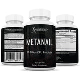 Justified Laboratories (3 Pack) Metanail 1.5 Billion CFU Probiotic Nail Support 180 Capsules