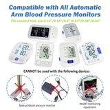 XXL Blood Pressure Cuff Compatible with Omron 9”-24” (22-60CM), Extra Large BP Replacement Cuff for Big Arms - includes 6 Connectors
