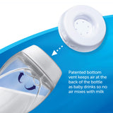 Playtex Baby VentAire Complete Tummy Comfort Baby Bottles, Anti-Colic & Anti-Reflux, Clear, 6 Oz, 3 Count