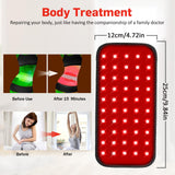 Red Light Therapy Belt, Infrared Light Therapy for Body, Wearable Wrap with Timer for Back Shoulder Waist Muscle Pain Relief, Improve Joint Inflammation, Red Light Therapy for Body