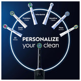 Oral-B Vitality Pro 2x Electric Toothbrushes For Adults, Valentines Day Gifts For Him / Her, 2 Toothbrush Heads, 3 Brushing Modes Including Sensitive Plus, 2 Pin UK Plug, Black & White