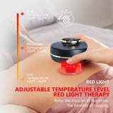 Vathery 12IN1 Electric Cupping Therapy Set Red Light Therapy, Cupping Kit for Massage Therapy with 2 Cups, Pain Relief, Massage, Knots, Aches, Electric Cupping Device Cellulite Massage Back Massager
