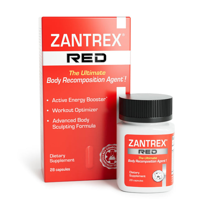 Zantrex Red - Body Recomposition - Body Sculpting - Incredible Energy, Focus, Improved Mood – 14 Servings