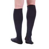 Doc Miller Compression Socks, 20-30 mmHg Medical Grade Closed Toe Socks for Running, Circulation, Shin Splints, Varicose Veins, & Calf Recovery - Knee High Support for Men & Women - Medium Size, Black