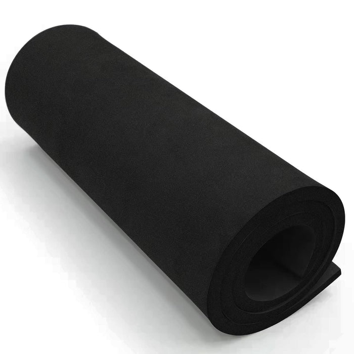 Black Eva Foam Sheet roll,Premium eva Craft Foam 10mm Thick,13.9" x 39", High Density 86kg/m3 for Halloween Cosplay Costume, Crafts, DIY Projects by MEARCOOH