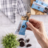 8 QUEST Protein Bars Variety Pack | (2) Chocolate Peanut butter + (2) Double Chocolate Chunk + (2) Cookies & Creme + (2) Chocolate Chip Cookie Dough by World Group Packing Solutions