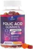 Folic Acid Gummies for Women 785 mcg, Essential Prenatal Vitamins for Mom & Baby, Vegan Folic Supplement Gummy, Vitamin B9 Chewable Extra Strength Folate, Before During After Pregnancy - 120 Gummies