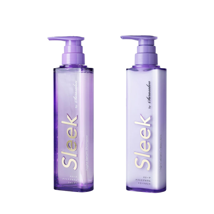 SLEEK by Sarasaron Shampoo & Treatment Set 12.2 fl oz (360 ml) Each (Night Care Serum Shampoo & Treatment Set)