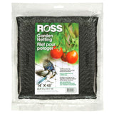 Ross 15720, Garden Netting, For Garden and Yard Use, 14’ X 45’, Black