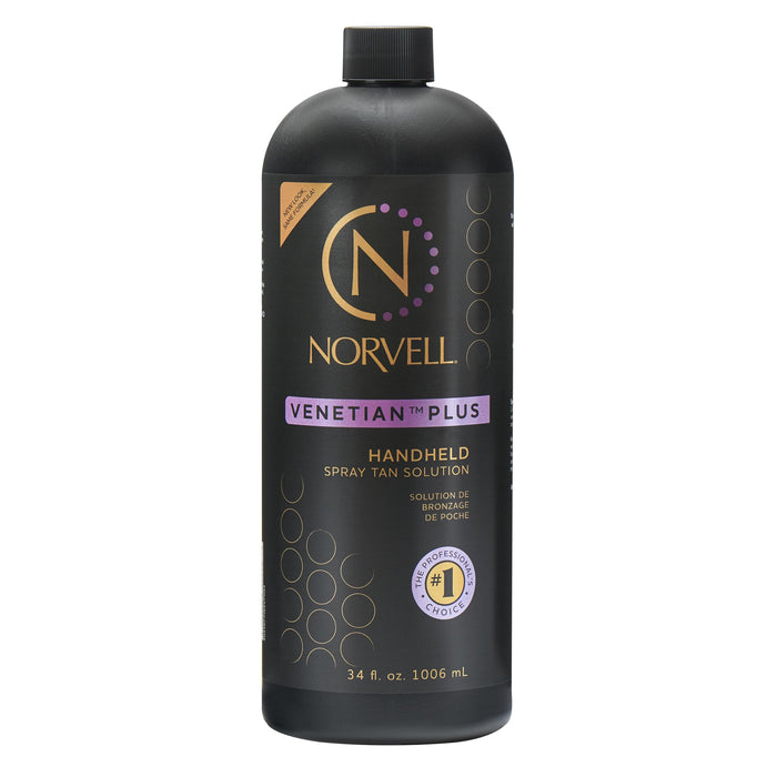 Norvell Premium Professional Sunless Tanning Spray Tan Solution - Venetian Plus, 34 Fl Oz