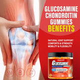 vidabotan Sugar Free Glucosamine Chondroitin Gummgies, Extra Strength 1500mg with MSM &Turmeric for Joint Support & Flexibility, Orange Flavor, Gluten-Free Gummies (90 Count)