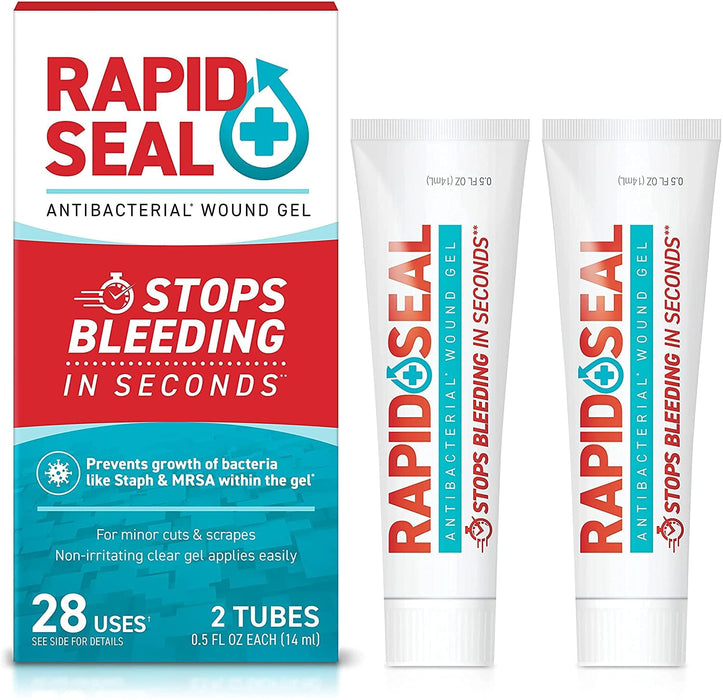 Rapid Seal Gel - Quick Closure for Cuts and Scrapes (2 Tubes)