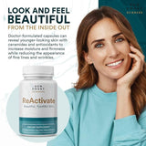 SUN COAST SCIENCES ReActivate for beautiful youthful skin 30 caps.  EXP. 09/2025