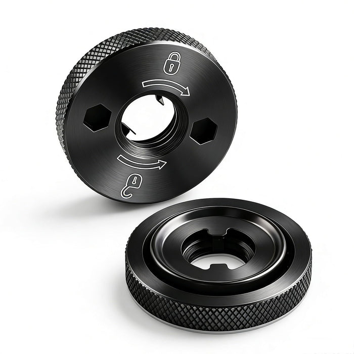 Ciuouient N484249 Angle Grinder Flanged Hex Nut Compatible with Grinder DCG413B DCG413B-B3 DCG413P2-B3 DCG413R2 DCG414B DCG414T1 DCG414T2 DCG414T2-B3 DWE43214N DWE43231VS(2pcs)