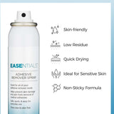 EASEntials Skin-Friendly No Sting Adhesive Remover Spray, Ideal for Ostomy Patients, Sensitive Skin, and Bandage Removal, Low Residue, Quick Dry, Non-Sticky Formula, Better Than Wipes, 50 ml