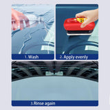 Automotive Oil Film Cleaning Brush, Glass Cleaning Board, Glass Coating for Windshield, Universal Glass Rainproof Cleaner for Home and Car (1Pcs)