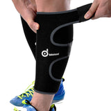 Odoland Calf Compression Sleeve Calf Brace for Calf Pain Relief Strain, Sprain, Tennis Leg and Calf Injury - Guard Leg and Adjustable Shin Splints Support for Sport Recovery Fitness and Running