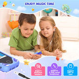 Kids Smart Phone for Girls Gifts - Toddler Christmas Birthday Gift for Age 3 4 5 6 7 8 9 10 Year Old, Kids Cell Phone Toy with Touchscreen, Dual Cameras, Learning, Music Player, Games with 32 GB Card