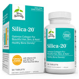 Terry Naturally Silica-20 - 90 Tablets - Supports Healthy Hair, Skin, Nails & Bone Density - Vegan, Non-GMO - 45 Servings