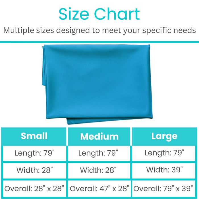 Vive Tubular Patient Slide Sheet for Moving Patients (28" x 28") - Patient Transfer Slide Sheet - Sliding Transfer Sheet & Draw Sheet for Elderly